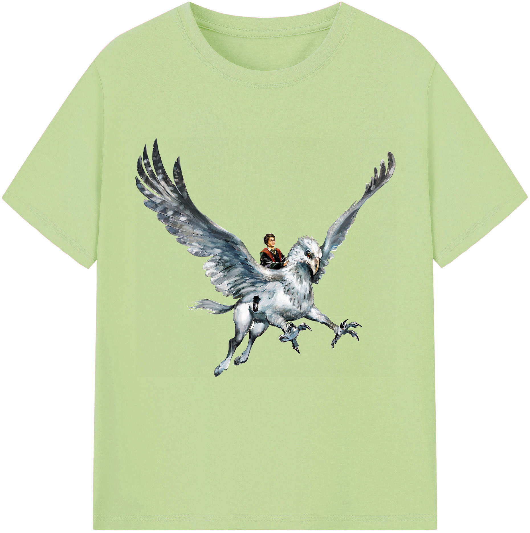 （画像用） Harry Potter ハリー・ポッターシリーズ 綿100％半袖Tシャツ（フロントプリント）